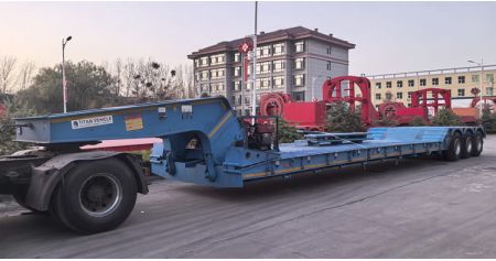 Detachable Gooseneck Lowboy Trailers will be Shipped to Namibia.