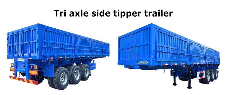 Tri Axle Side Tipper Trailer for Sale in Namibia