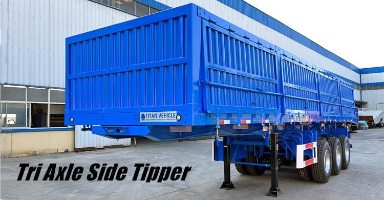 Tri Axle Side Tipper Trailer for Sale in Namibia