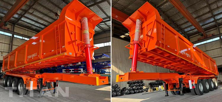 4 Axle 35CBM Dump Semi Trailer for Sale in Namibia