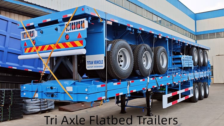 Tri Axle Flatbed Trailers for Sale in Namibia Windhoek