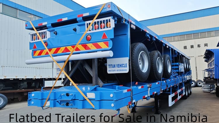 Tri Axle Flatbed Trailers for Sale in Namibia Windhoek