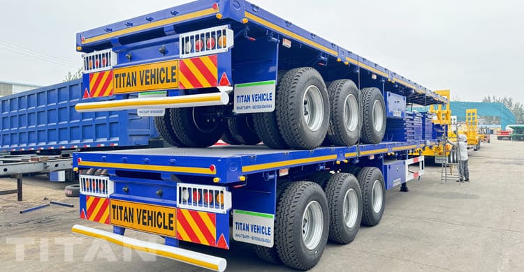 3 Axle Flatbed Semi Trailer for Sale in Namibia