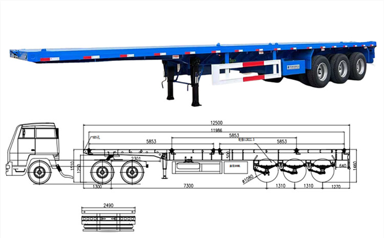 Flatbed Trailer Price  - Flatbed Trailer for Sale in Namibia