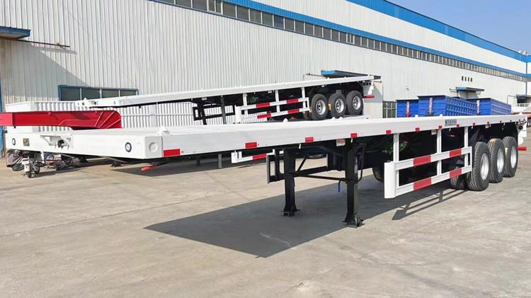 3 Axle 40 Foot Flatbed Semi Trailer for Sale in Namibia Walvis Bay
