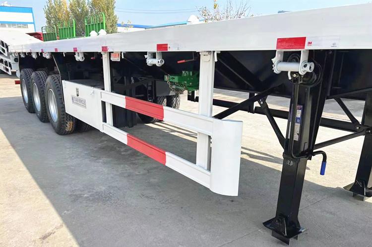3 Axle 40 Foot Flatbed Semi Trailer for Sale in Namibia Walvis Bay