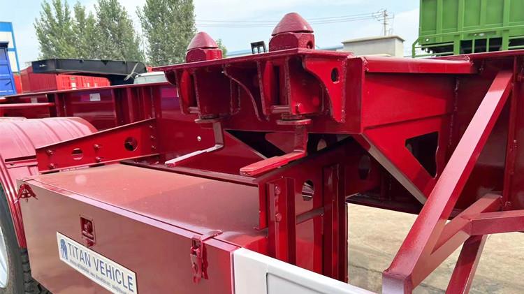 Tri Axe Chassis Shipping Container Trailer for Sale in Namibia Walvis Bay