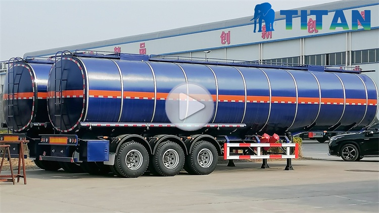 Stainless Steel Oil Tanker Trailers for Sale in Namibia Walvis Bay