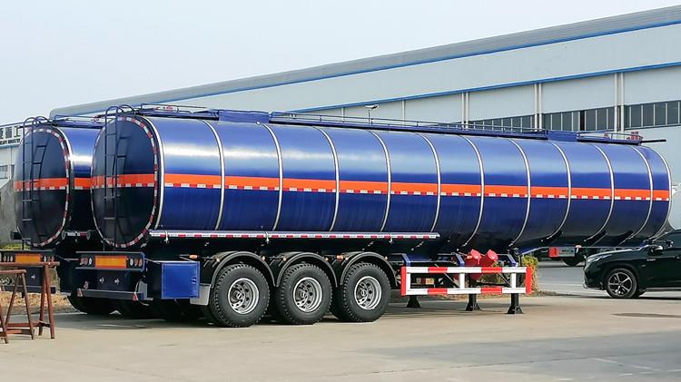 Stainless Steel Oil Tanker Trailers for Sale in Namibia Walvis Bay