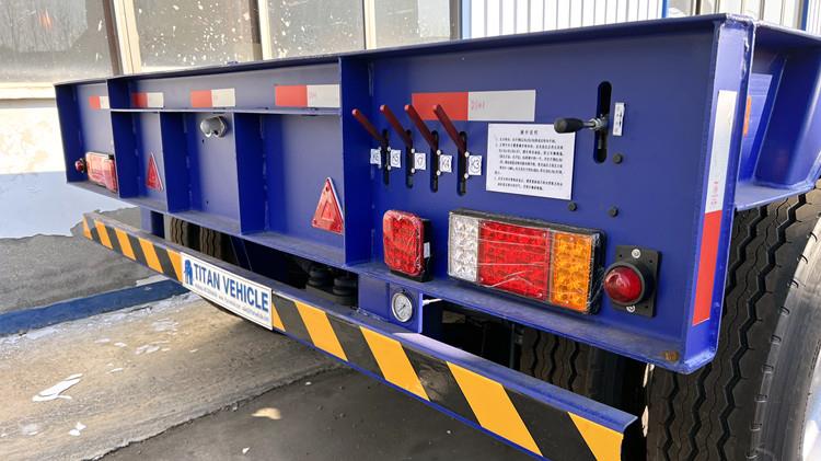 3 Axle 80 Ton Hydraulic Lowboy Detachable Gooseneck Trailer for Sale in Namibia