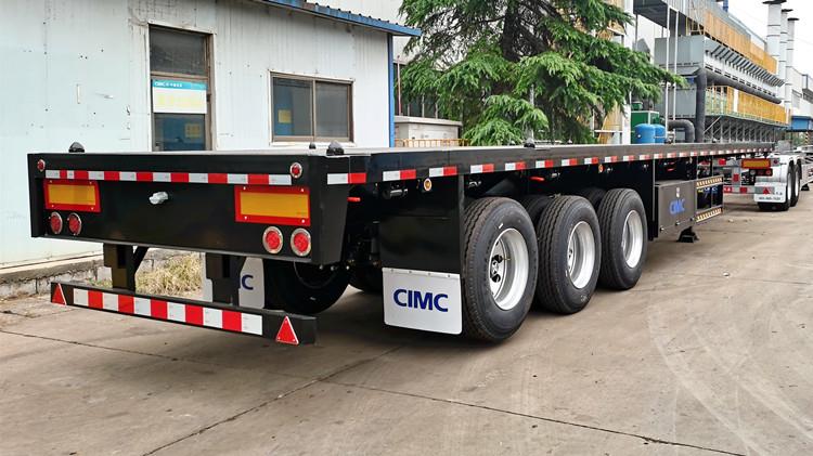 CIMC Tri Axle Flatbed Trailer in Namibia - CIMC Vehicles Group