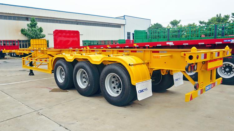 CIMC 12m Tri Axle Skeletal Trailer for Sale in Namibia