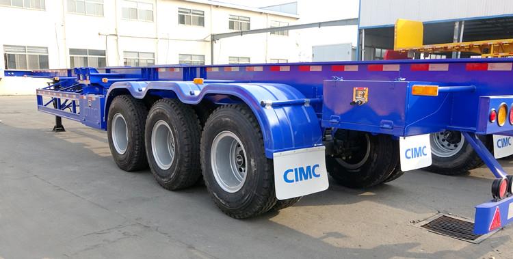 CIMC 40 Foot Container Chassis Trailer for Sale in Namibia