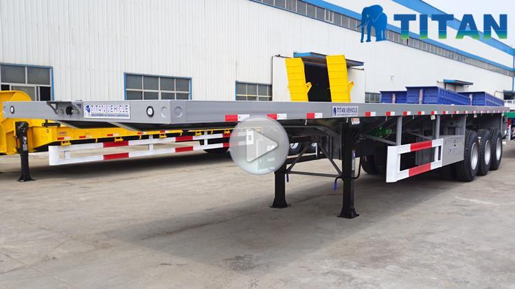 12m Tri Axle Flatbed Trailer for Sale Near Me in Namibia Windhoek