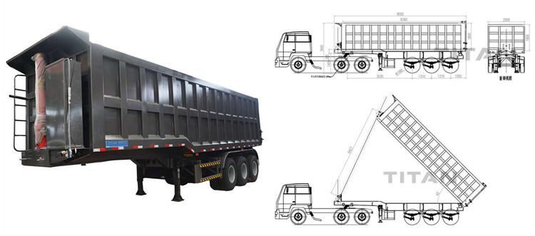 Dump Trailer for Sale | Dump Truck Trailer Prices in Namibia Walvis Bay