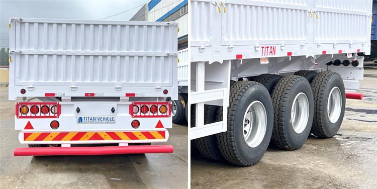 3 Axle 60 Ton Side Wall Trailer for Sale in Nambia