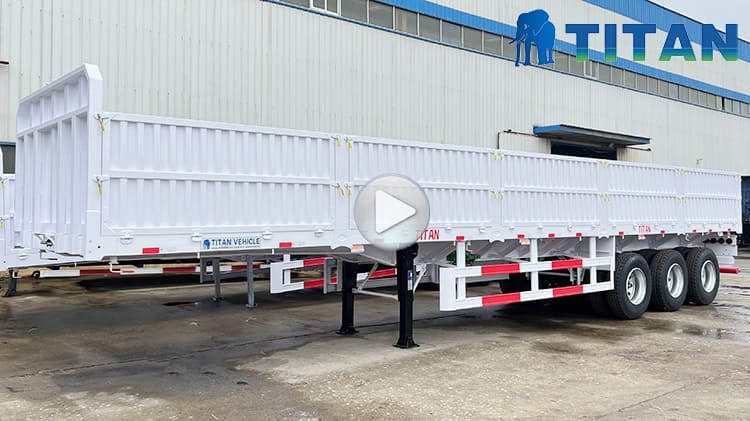 3 Axle 60 Ton Side Wall Trailer for Sale in Nambia