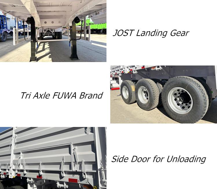 Sidewall Trailer - Tri Axle Grain Trailer for Sale in Nambia