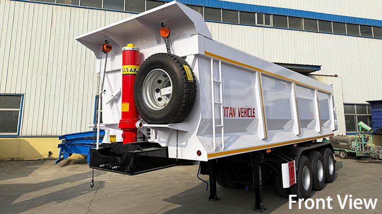 3 Axle 50 Ton Hydraulic Tipper Trailer for Sale in Namibia