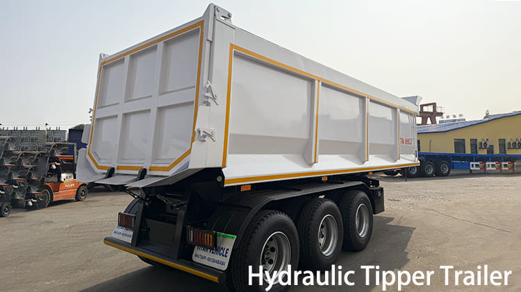 3 Axle 50 Ton Hydraulic Tipper Trailer for Sale in Namibia