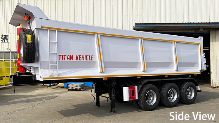 3 Axle 50 Ton Hydraulic Tipper Trailer for Sale in Namibia