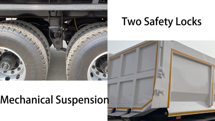3 Axle 50 Ton Hydraulic Tipper Trailer for Sale in Namibia