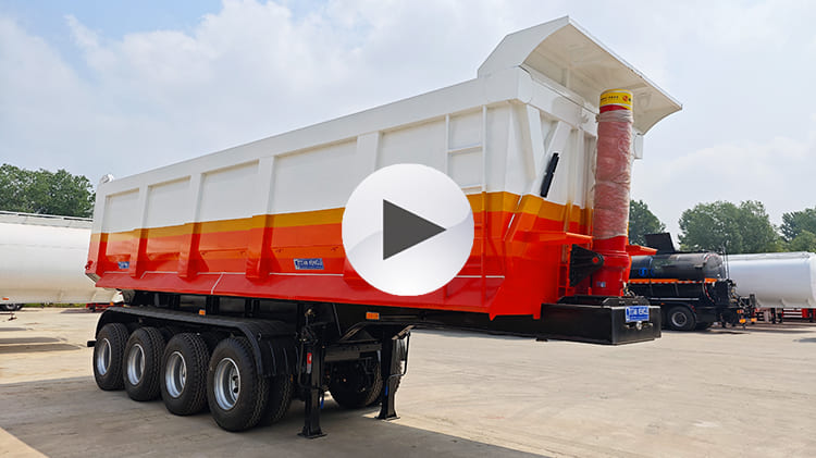 4 Axle Hydraulic Dump Trailer for Sale in Namibia