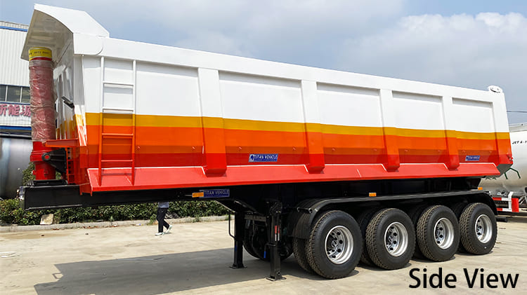 4 Axle Hydraulic Dump Trailer for Sale in Namibia
