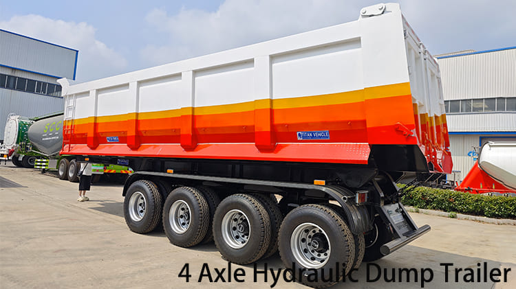 4 Axle Hydraulic Dump Trailer for Sale in Namibia