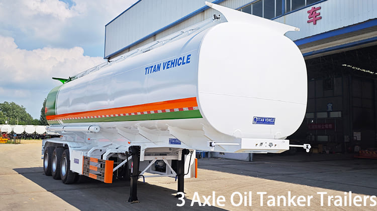 3 Axle 40000 Liters Oil Tanker Trailers for Sale in Namibia