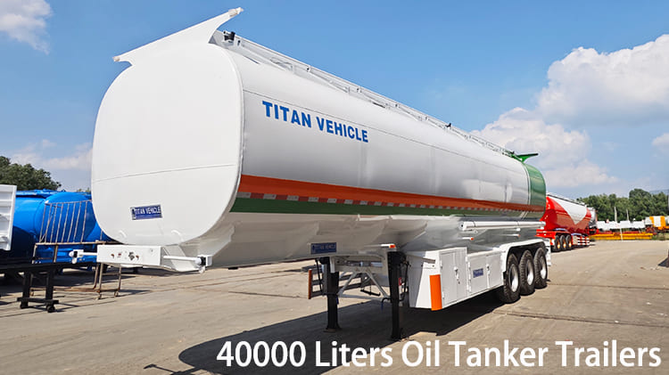 3 Axle 40000 Liters Oil Tanker Trailers for Sale in Namibia