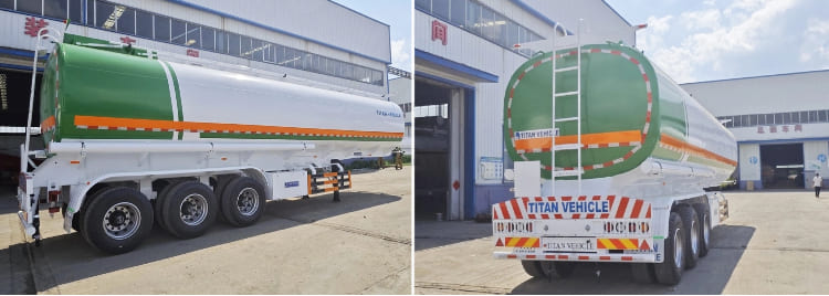 3 Axle 40000 Liters Oil Tanker Trailers for Sale in Namibia