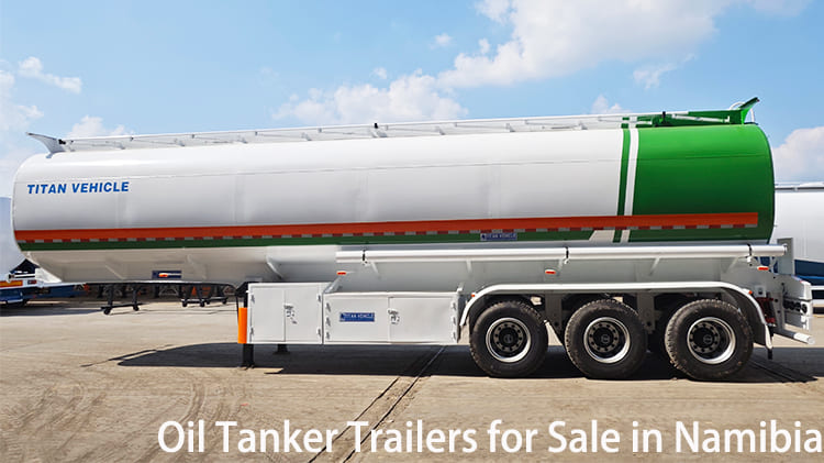 3 Axle 40000 Liters Oil Tanker Trailers for Sale in Namibia