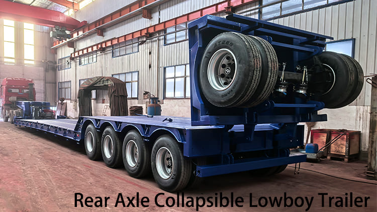5 Axle 100 Ton Hydraulic Lowboy Trailer for Sale in Namibia