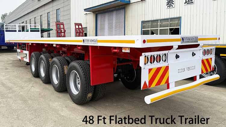 4 Axle Flatbed Truck Trailer for Sale in Namibia