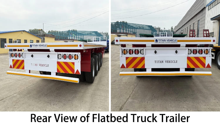 4 Axle Flatbed Truck Trailer for Sale in Namibia