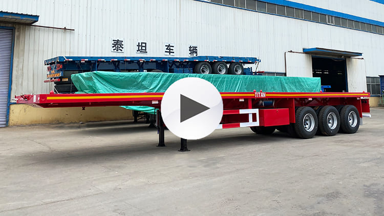 3 Axle Flatbed Semi Trailer for Sale in Namibia