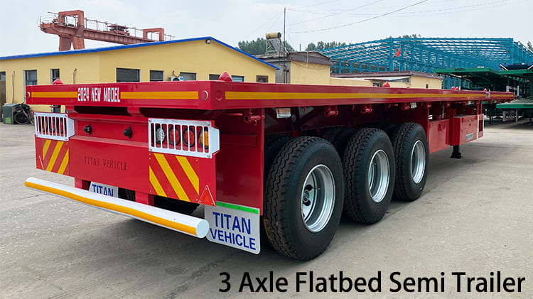 3 Axle Flatbed Semi Trailer for Sale in Namibia
