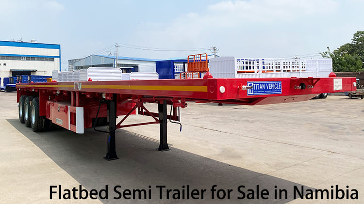 3 Axle Flatbed Semi Trailer for Sale in Namibia
