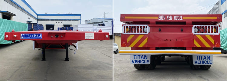 3 Axle Flatbed Semi Trailer for Sale in Namibia