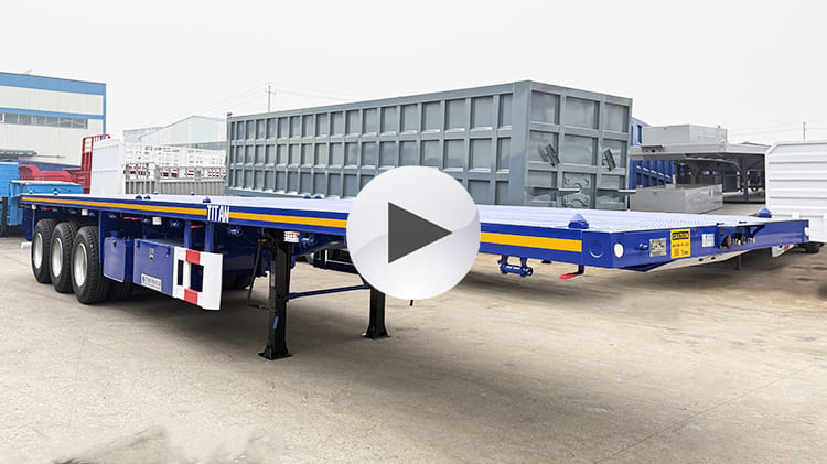 2025 New Tri Axle Flatbed Trailer for Sale in Namibia