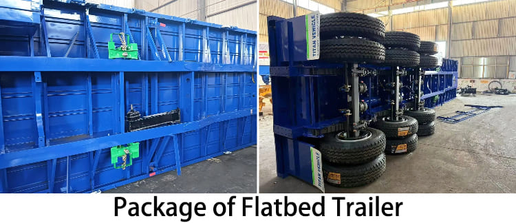 2025 New Tri Axle Flatbed Trailer for Sale in Namibia