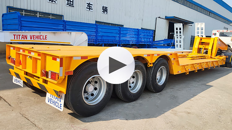 Tri Axle 80 Ton Removable Gooseneck Trailer for Sale in Namibia