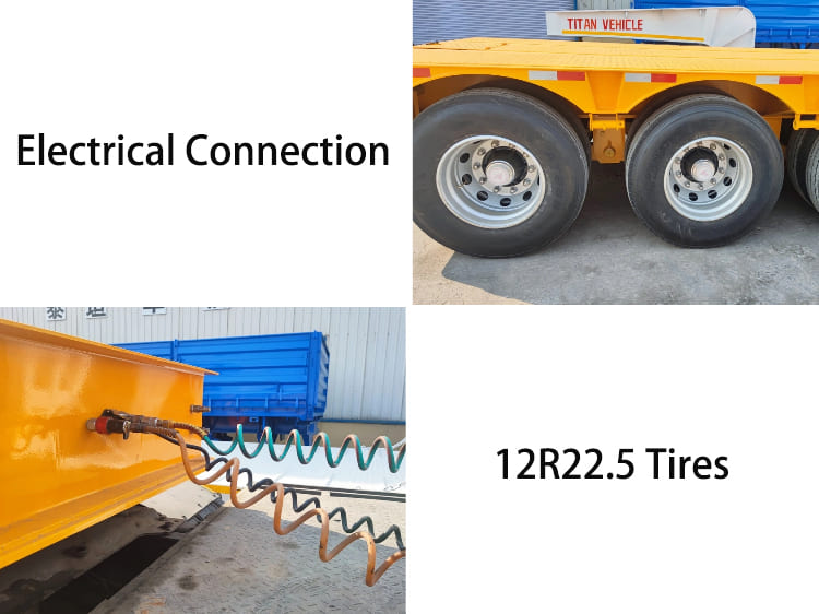 Tri Axle 80 Ton Removable Gooseneck Trailer for Sale in Namibia