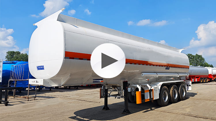 3 Axle 45000 Liters Diesel Semi Tanker Trailer for Sale in Namibia