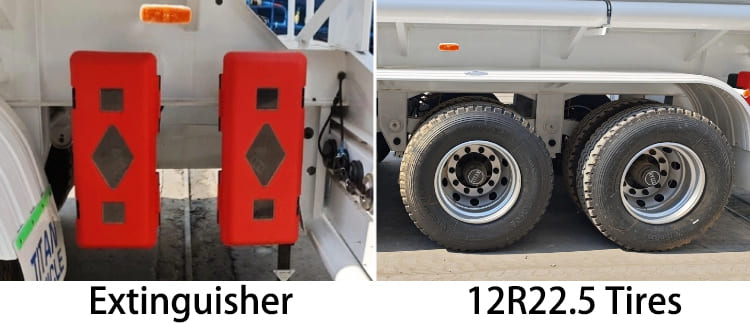 3 Axle 45000 Liters Diesel Semi Tanker Trailer for Sale in Namibia