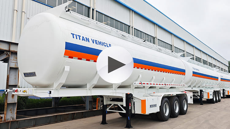 3 Axle 40000 Liters Diesel Fuel Trailer for Sale in Namibia