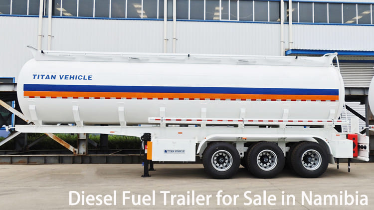 3 Axle 40000 Liters Diesel Fuel Trailer for Sale in Namibia