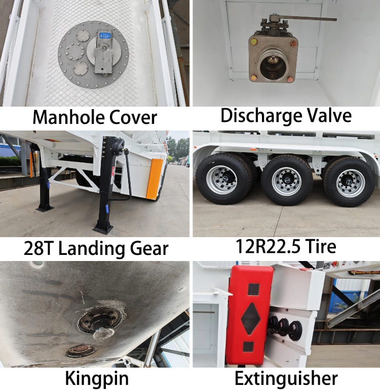 3 Axle 40000 Liters Diesel Fuel Trailer for Sale in Namibia