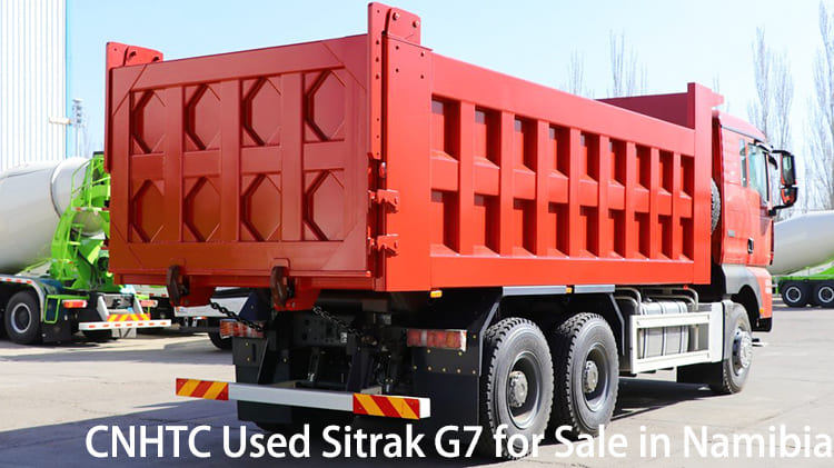 CNHTC Used Sitrak G7 Dump Truck for Sale in Namibia